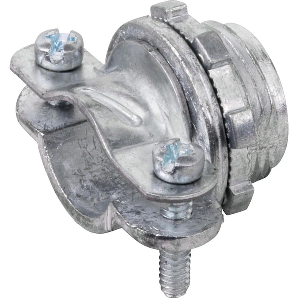 Halex Clamp, Conduit Use, 3/4 in, Die Cast Zinc 05107B - main